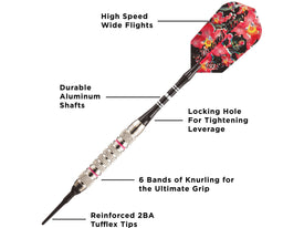 Viper Desert Rose Soft Tip Darts 16 Grams 