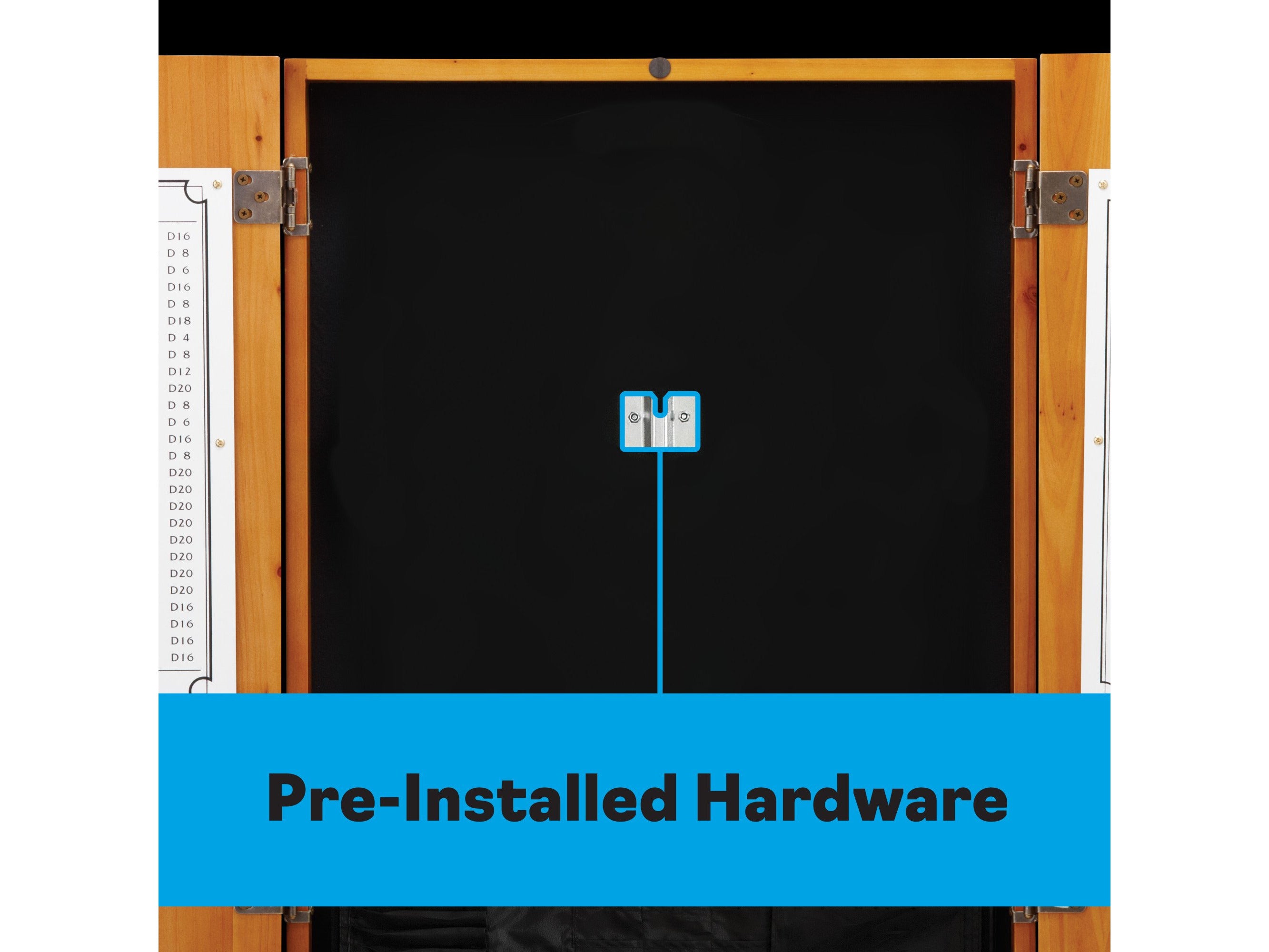 Viper Metropolitan Oak Steel Tip Dartboard Cabinet - HomeFitPlay