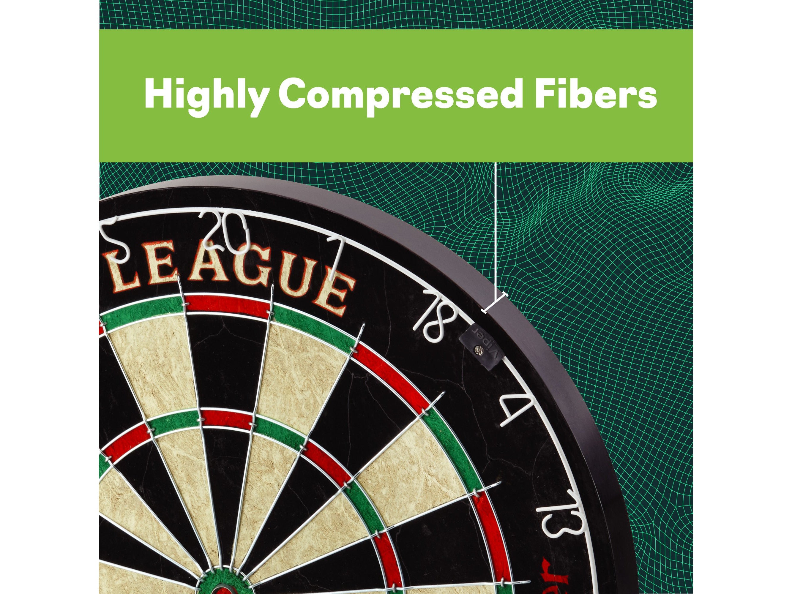 Viper League Sisal Dartboard - HomeFitPlay