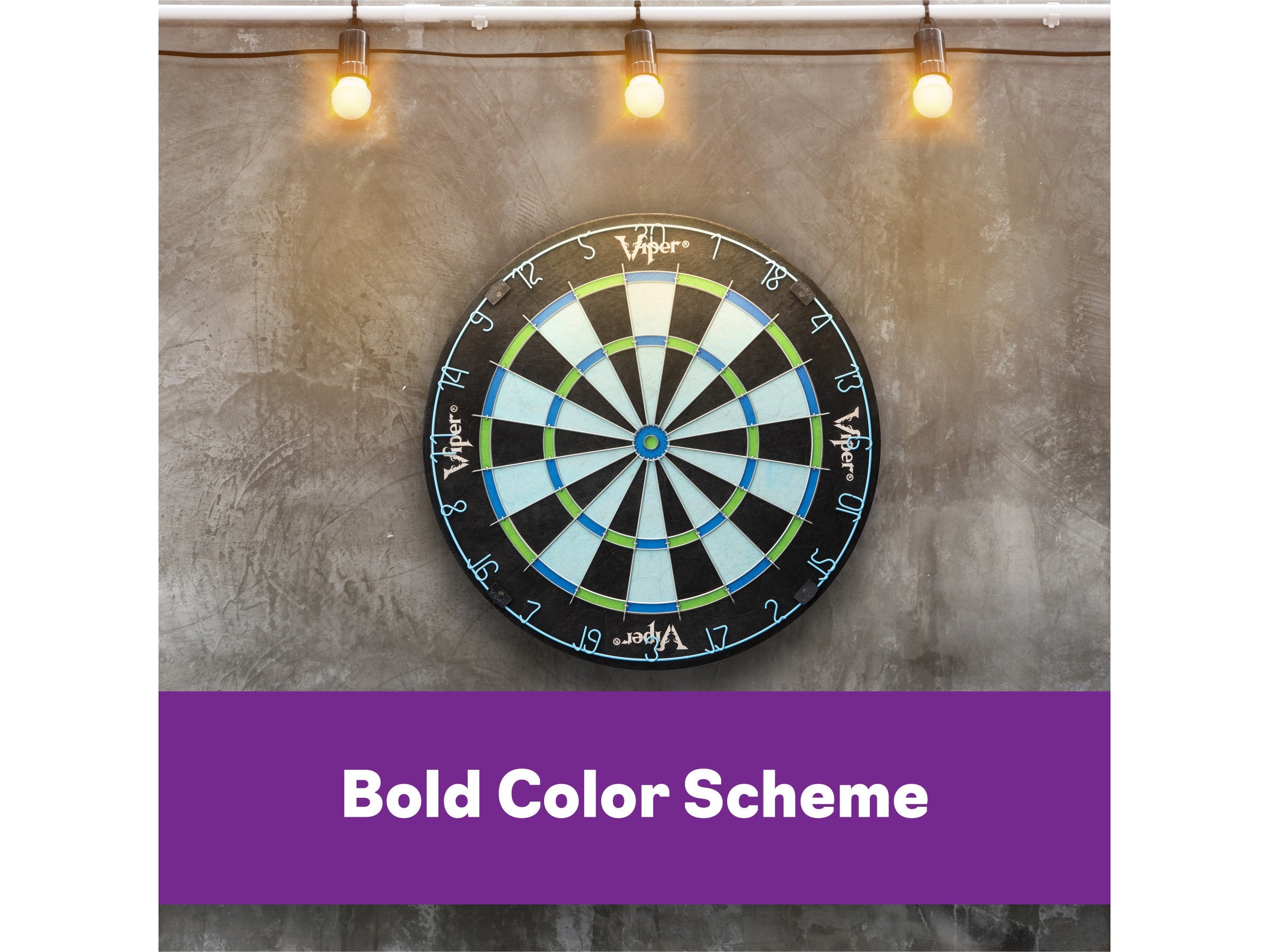 Viper Chroma Sisal Dartboard - HomeFitPlay