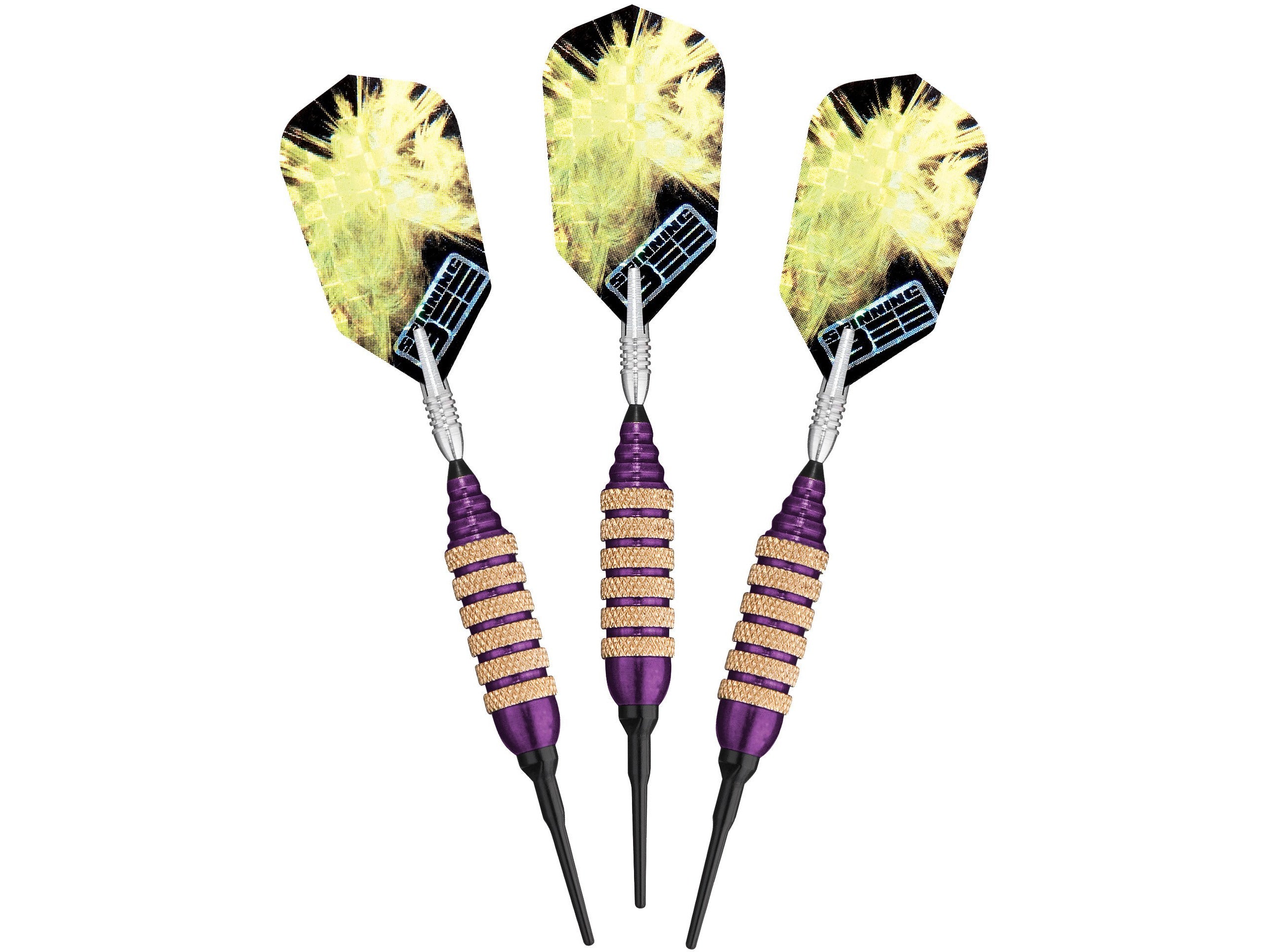 Viper Spinning Bee Purple Soft Tip Darts 16 Grams - HomeFitPlay