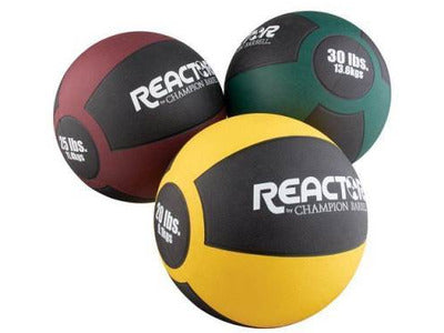 Reactor Rubber Medicine Ball (30 lb - Green) - HomeFitPlay