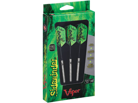 Image of Viper Sidewinder 80% Tungsten Soft Tip Darts Shark Fin Barrel 18 Grams - HomeFitPlay