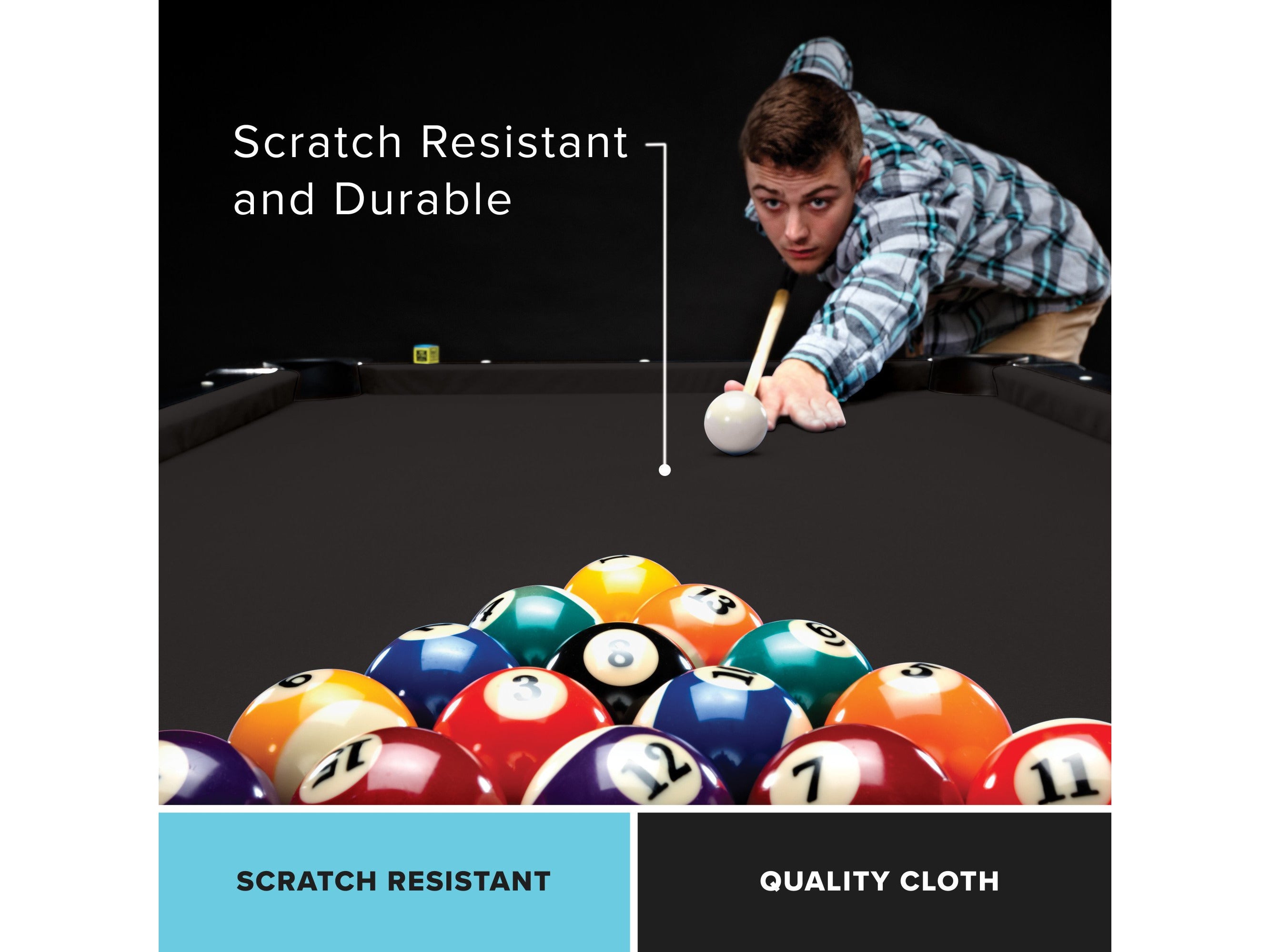 Fat Cat Trueshot 6' Folding Billiard Table - HomeFitPlay