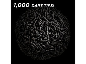 Viper Tufflex Tips SS 2BA Black 1000Ct Soft Dart Tips 