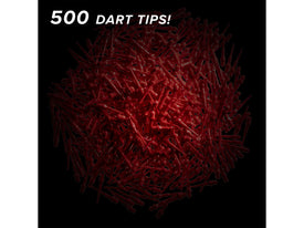 Viper Tufflex Tips II 2BA Red 500Ct Soft Dart Tips 