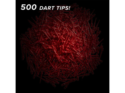 Image of Viper Tufflex Tips II 2BA Red 500Ct Soft Dart Tips - HomeFitPlay