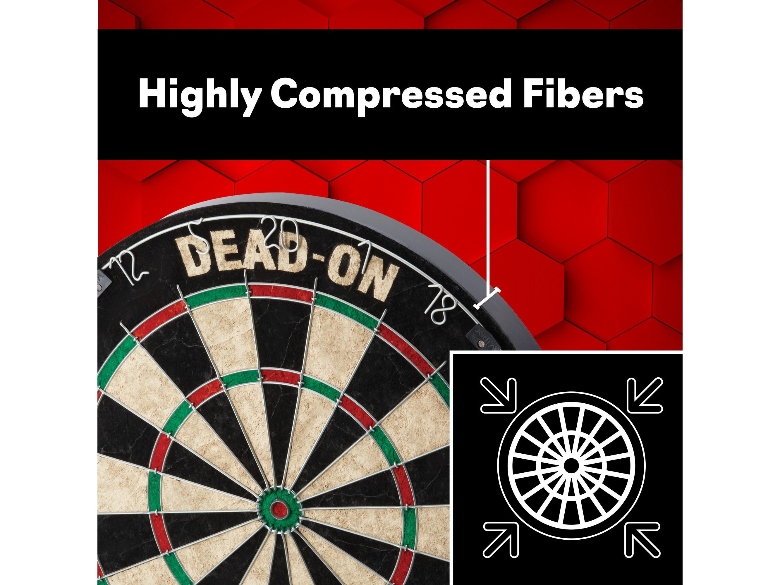 Viper Dead-On Sisal Dartboard - HomeFitPlay