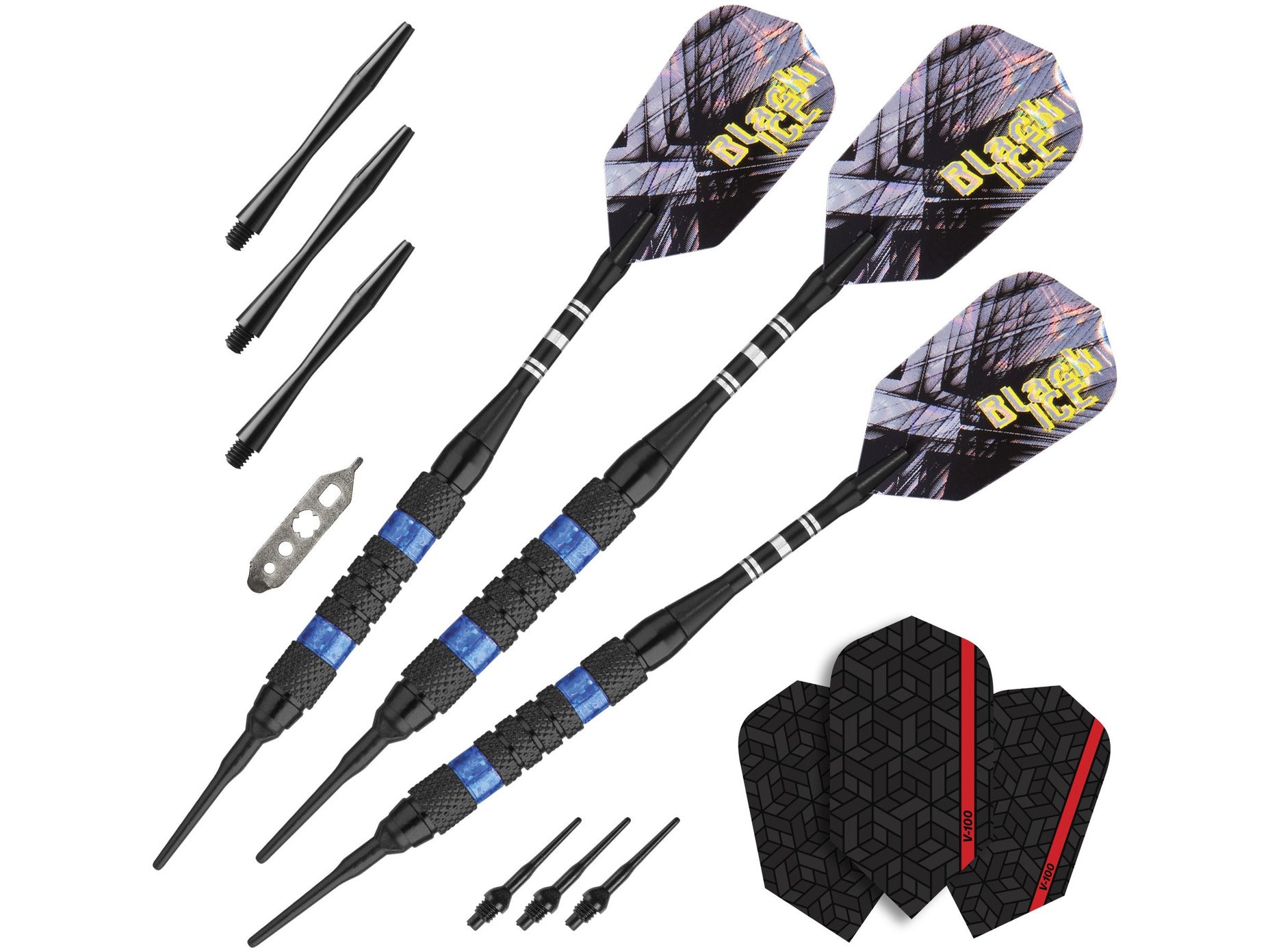 Viper Black Ice Soft Tip Darts - Thumbnail 4