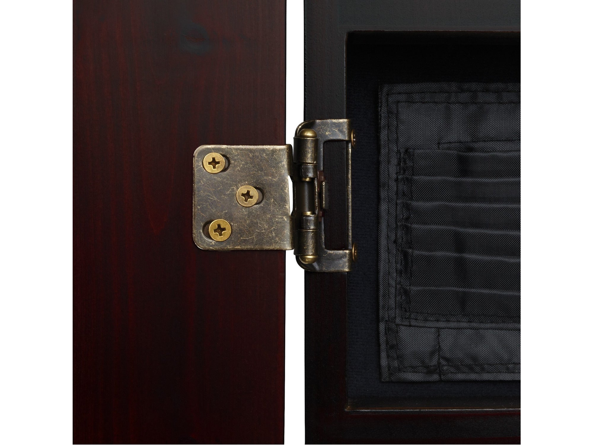 Viper Metropolitan Mahogany Soft Tip Dartboard Cabinet - HomeFitPlay