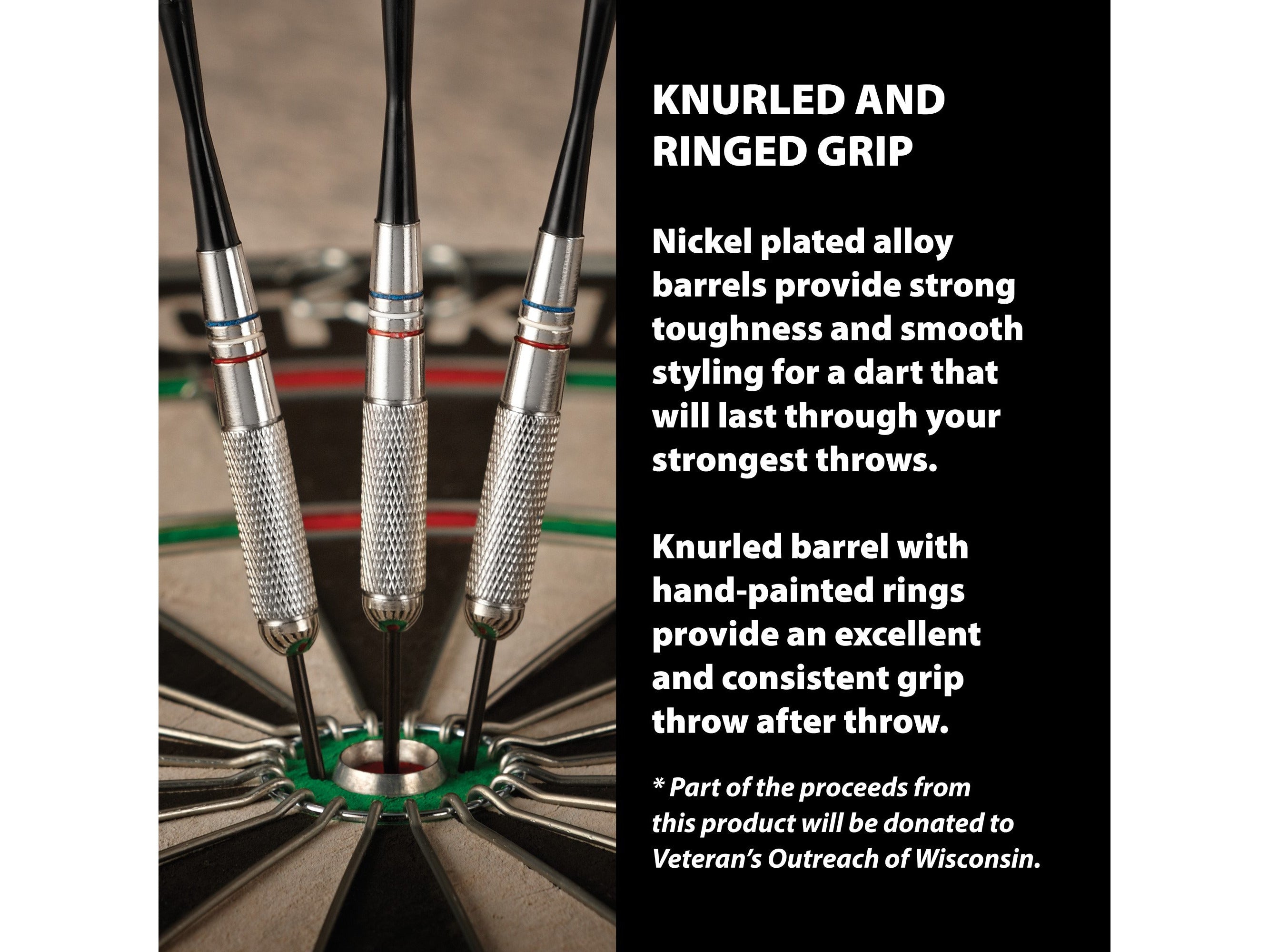 Fat Cat Support Our Troops Dart Set 23 Grams - HomeFitPlay
