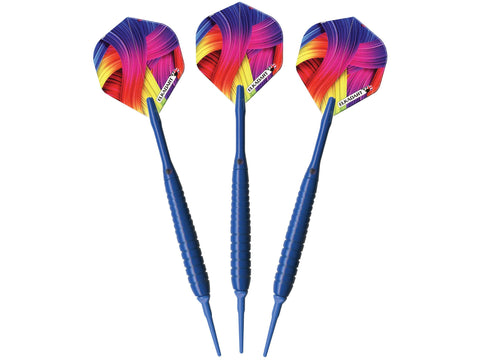 Image of Elkadart Neon Blue Soft Tip Darts 18 Grams - HomeFitPlay