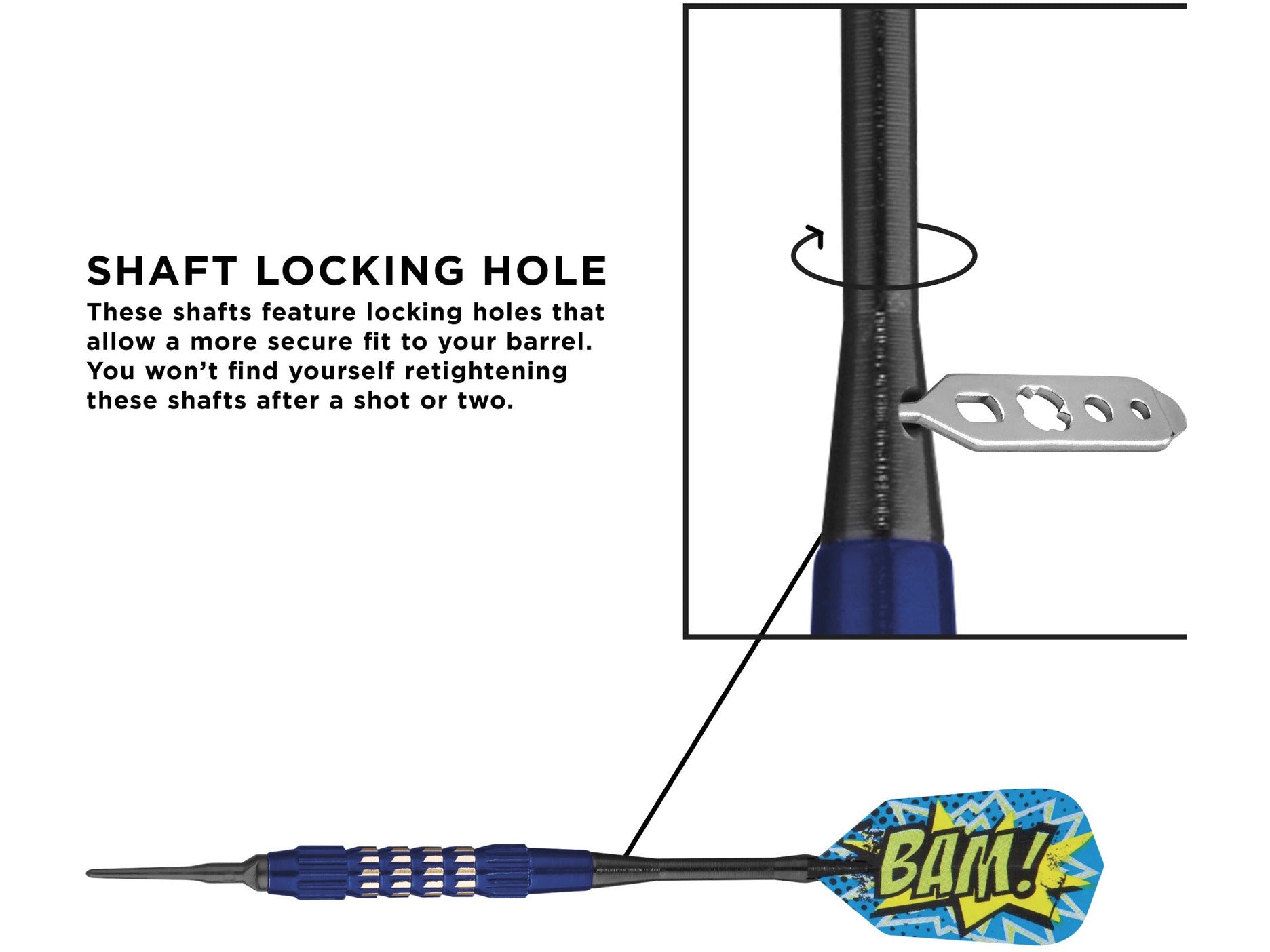 Viper Comix BAM! Soft Tip Darts Blue 18 Grams - HomeFitPlay