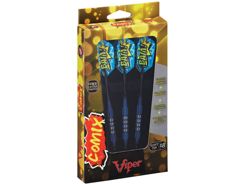 Image of Viper Comix BAM! Soft Tip Darts Blue 18 Grams - HomeFitPlay