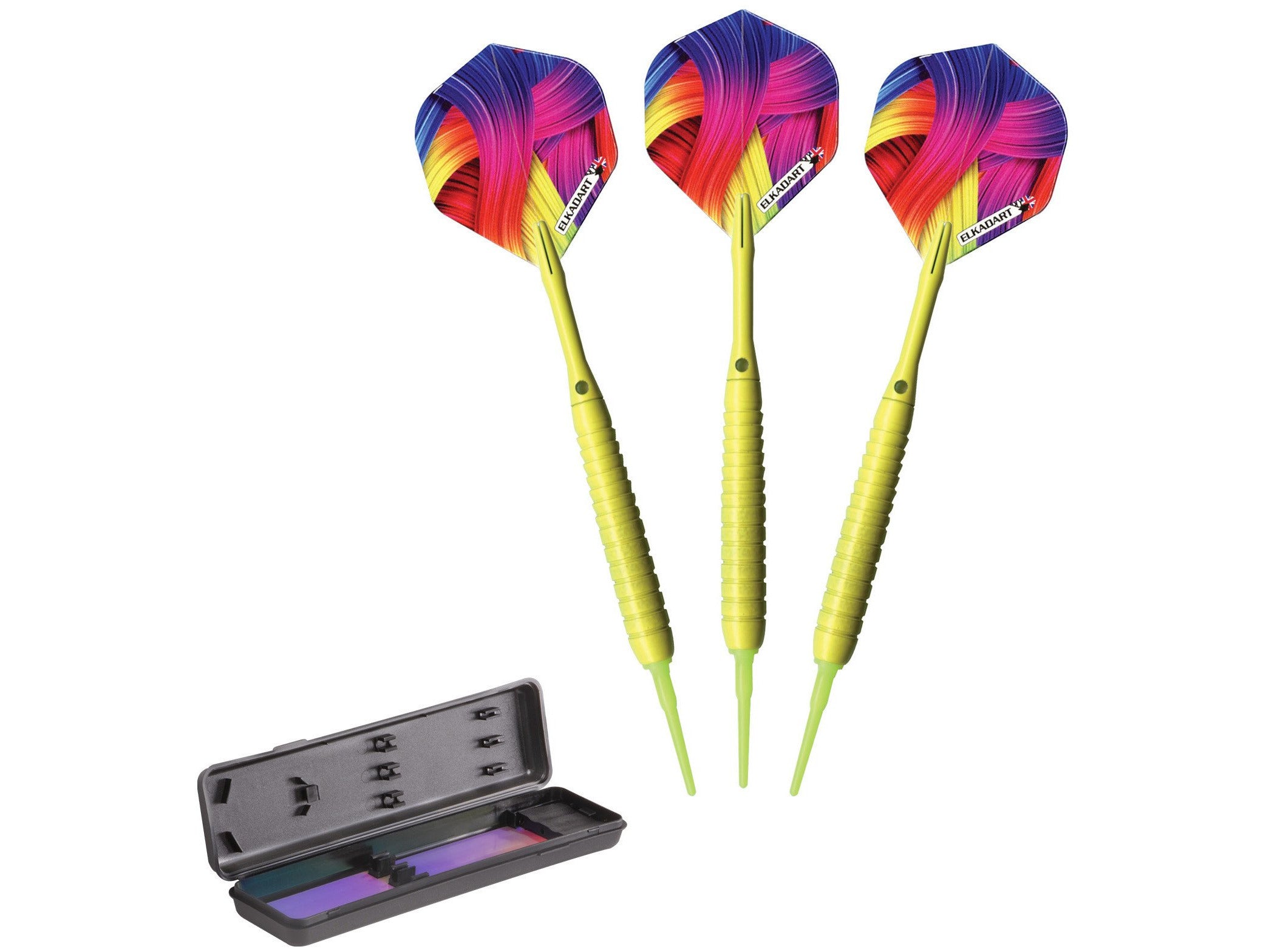 Elkadart Neon Yellow Soft Tip Darts 18 Grams - HomeFitPlay