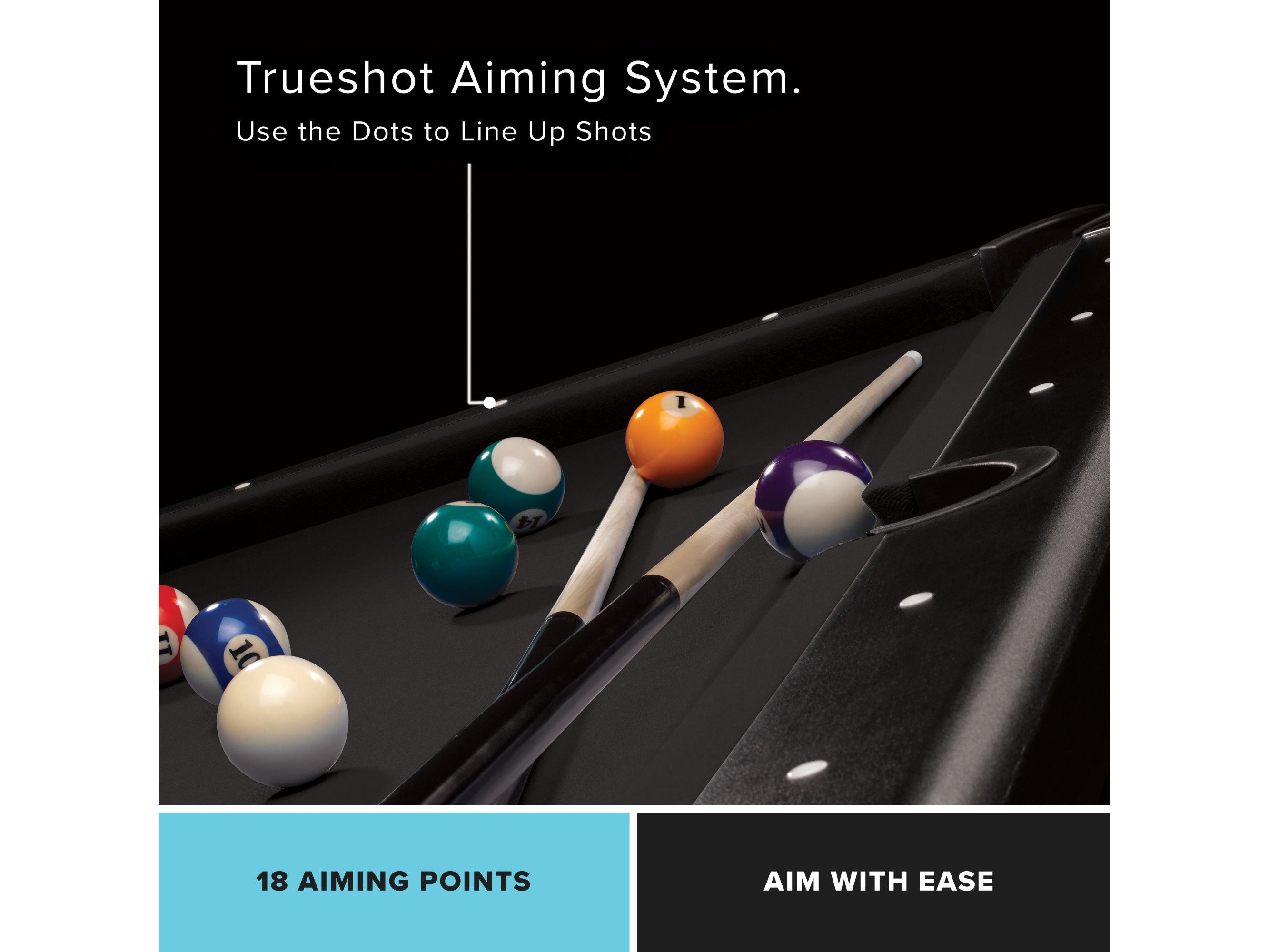 Fat Cat Trueshot 6' Folding Billiard Table - HomeFitPlay