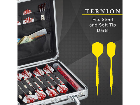 Image of Casemaster Ternion Aluminum Dart Case - HomeFitPlay