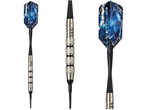 Image of Viper Silver Thunder Soft Tip Darts 4 Knurled Rings 16 Grams - HomeFitPlay