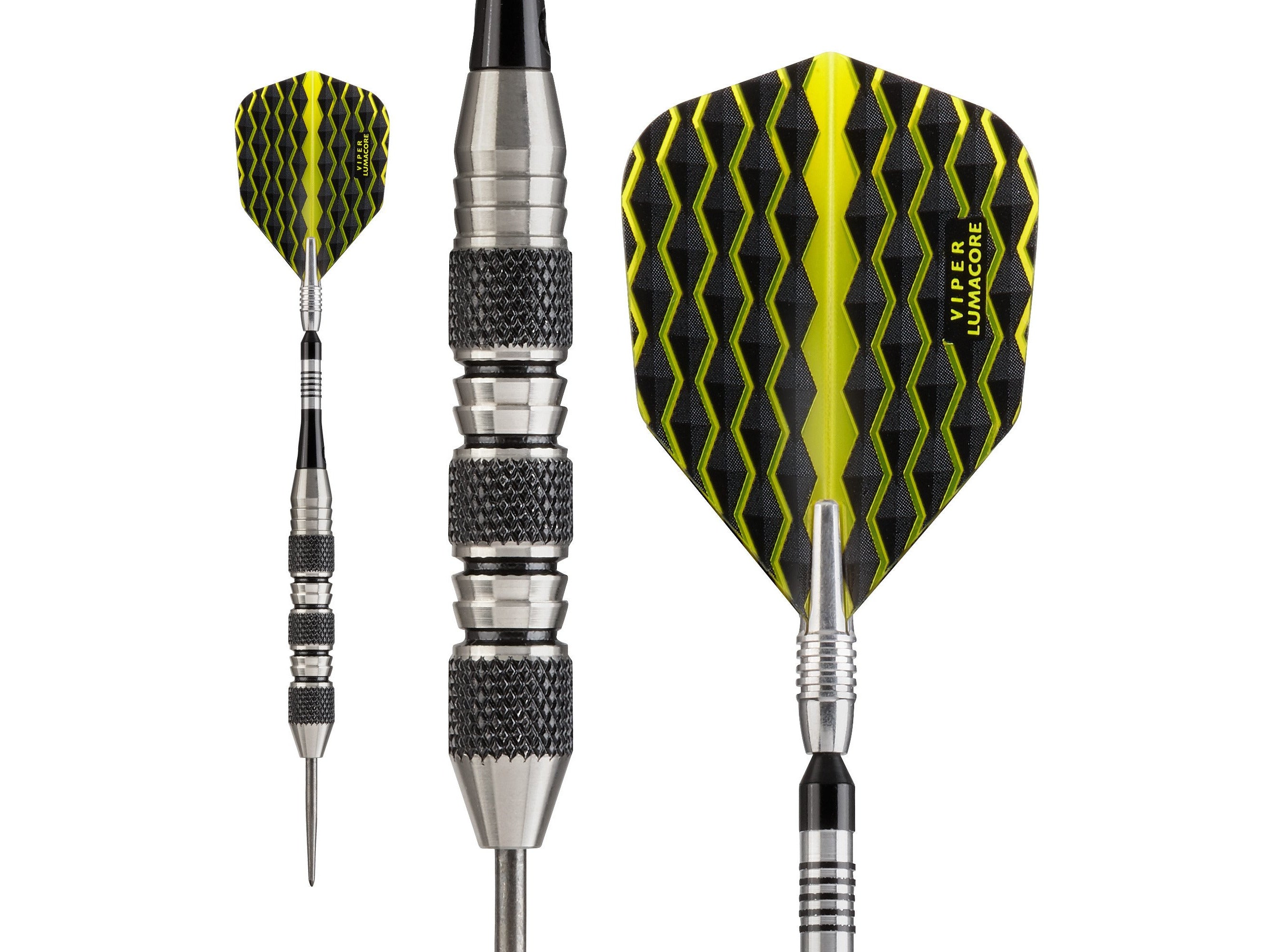 Viper The Freak Steel Tip Darts Knurled and Shark Fin Barrel 22 Grams - HomeFitPlay