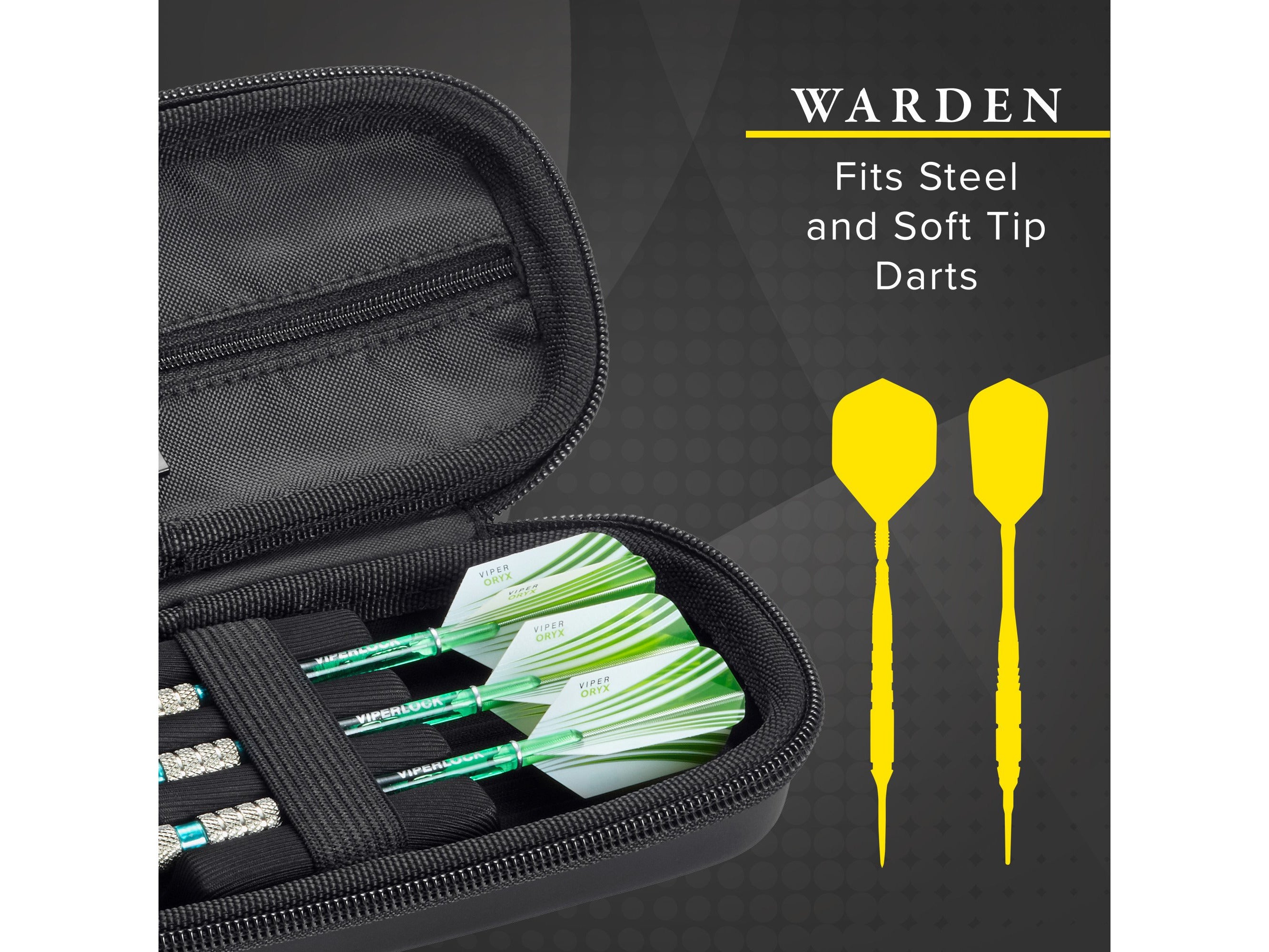 Casemaster Warden Dart Case with Black Zipper - HomeFitPlay