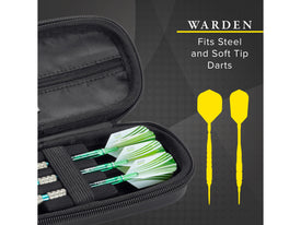 Casemaster Warden Dart Case with Black Zipper 