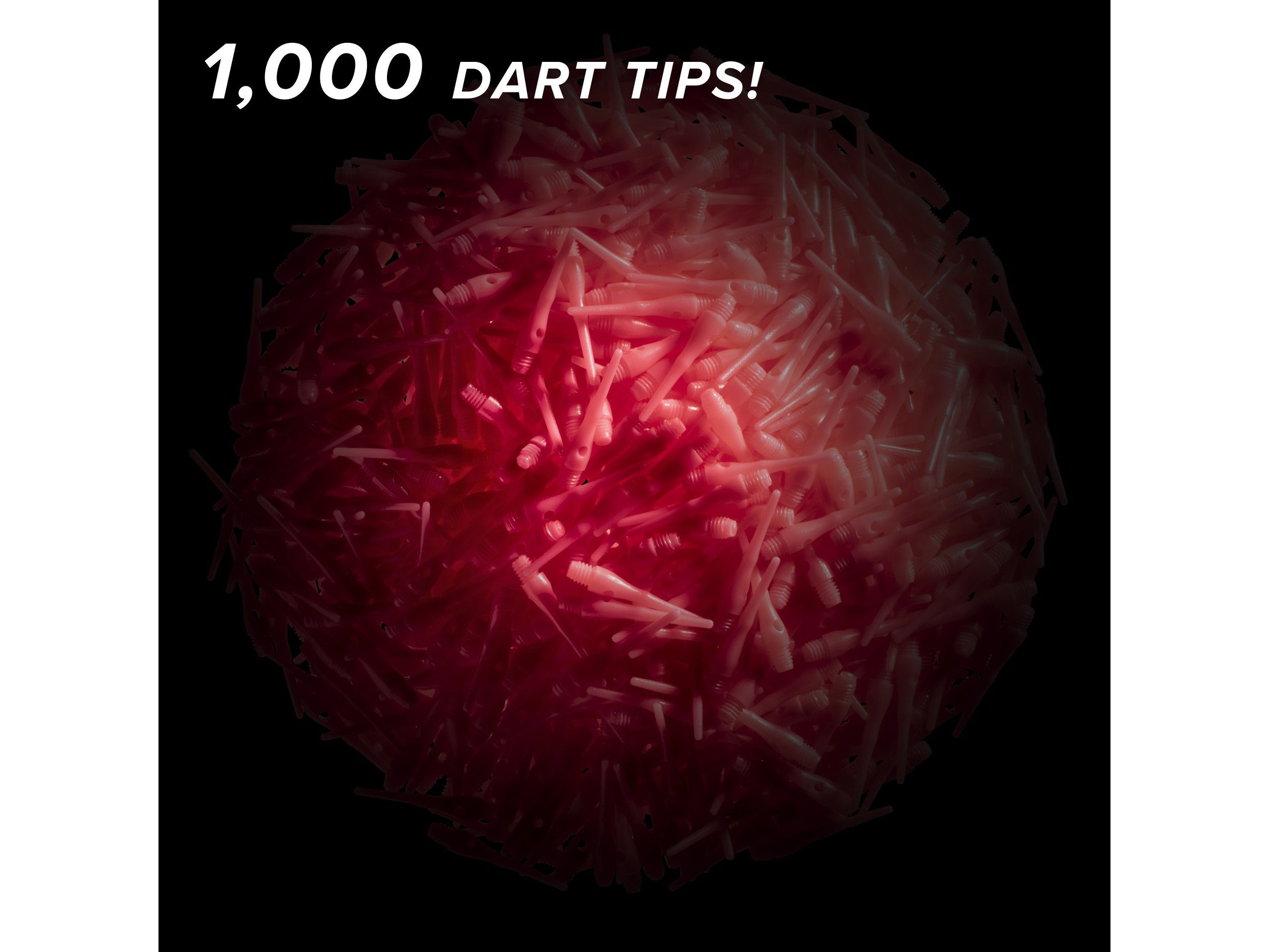 Viper Tufflex Tips III 2BA 1000Ct Soft Dart Tips Pink - HomeFitPlay
