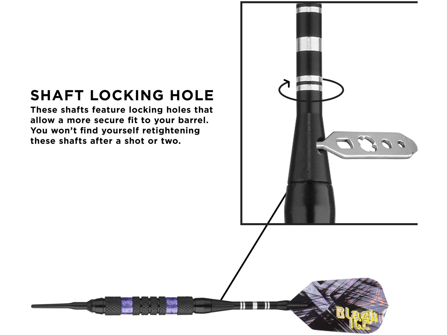 Viper Black Ice Purple Soft Tip Darts - HomeFitPlay