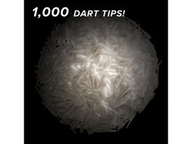 Viper Tufflex Tips III 2BA 1000ct Soft  Dart Tips White 