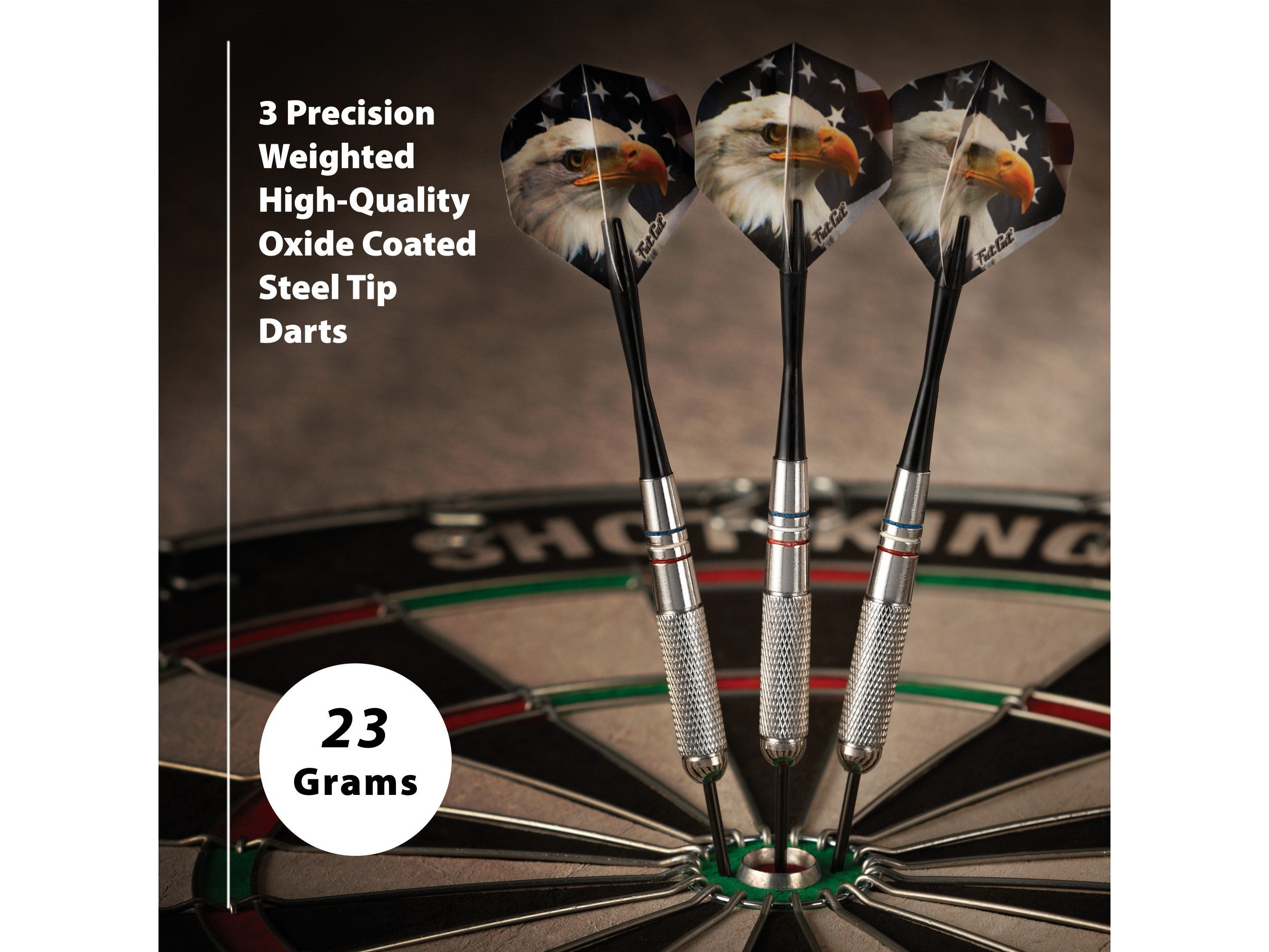Fat Cat Support Our Troops Dart Set 23 Grams - HomeFitPlay