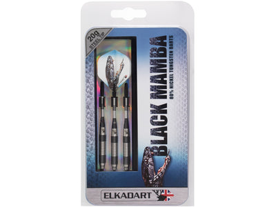 Elkadart Black Mamba 80% Tungsten Steel Tip Darts - HomeFitPlay