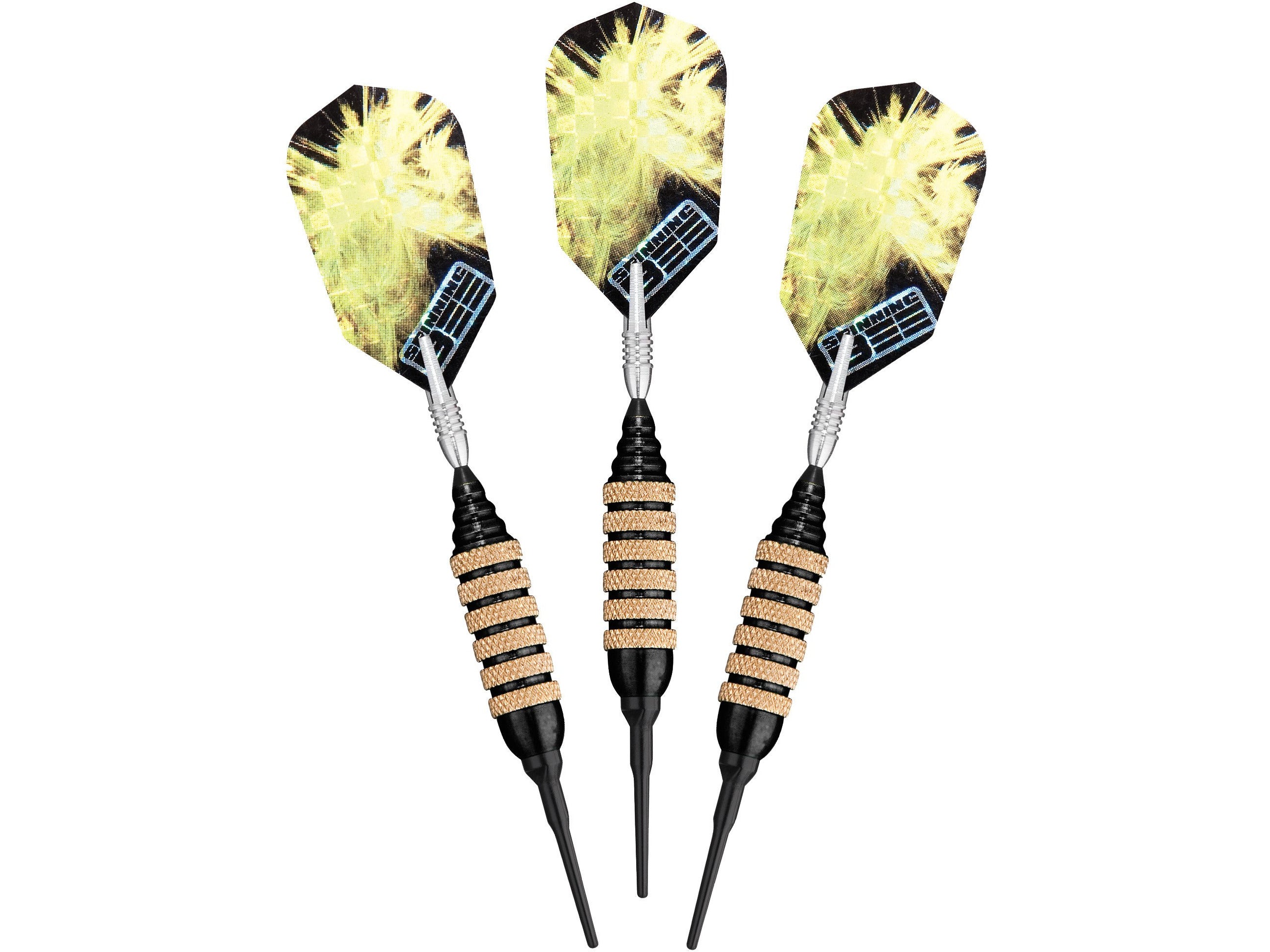 Viper Spinning Bee Black Soft Tip Darts 16 Grams - HomeFitPlay