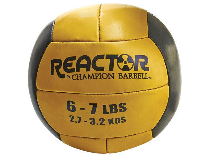 Reactor Ball Reactor Medicine Ball (6-7 lb - Yellow) – HomeFitPlay