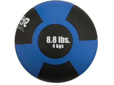 Reactor Rubber Medicine Ball (8.8 lb -  Royal) - HomeFitPlay