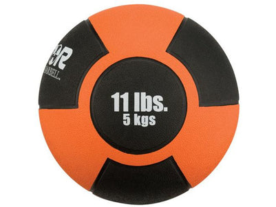 Reactor Rubber Medicine Ball (11 lb - Orange) - HomeFitPlay