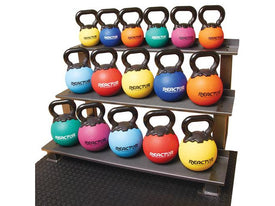 Reactor 8" Rubber Kettlebell (16lb) - HomeFitPlay