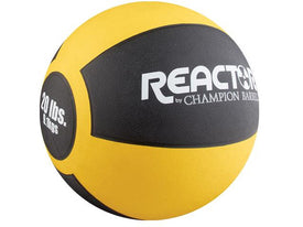 Reactor Rubber Medicine Ball (20 lb - Gold) - HomeFitPlay