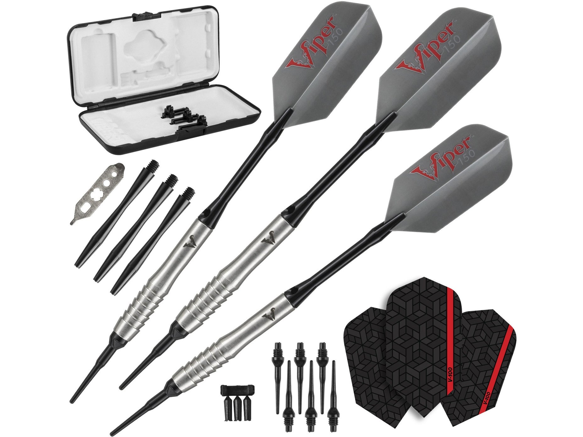 Viper V Factor 90 percent tungsten soft tip darts for precision throws, balance, and competitive play