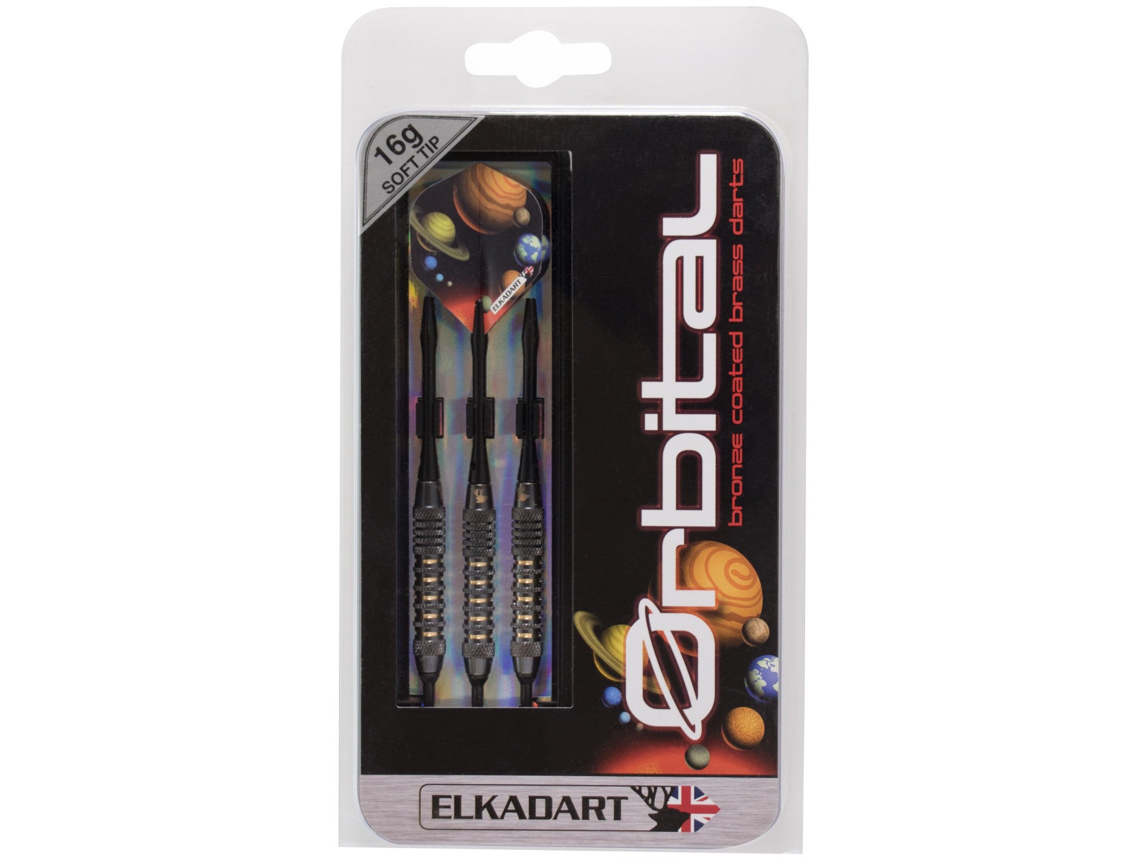 Elkadart Orbital Soft Tip Darts Knurl Ringed Barrel - HomeFitPlay