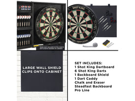 Viper Steadfast Dart Back board with Shot King Sisal Board 