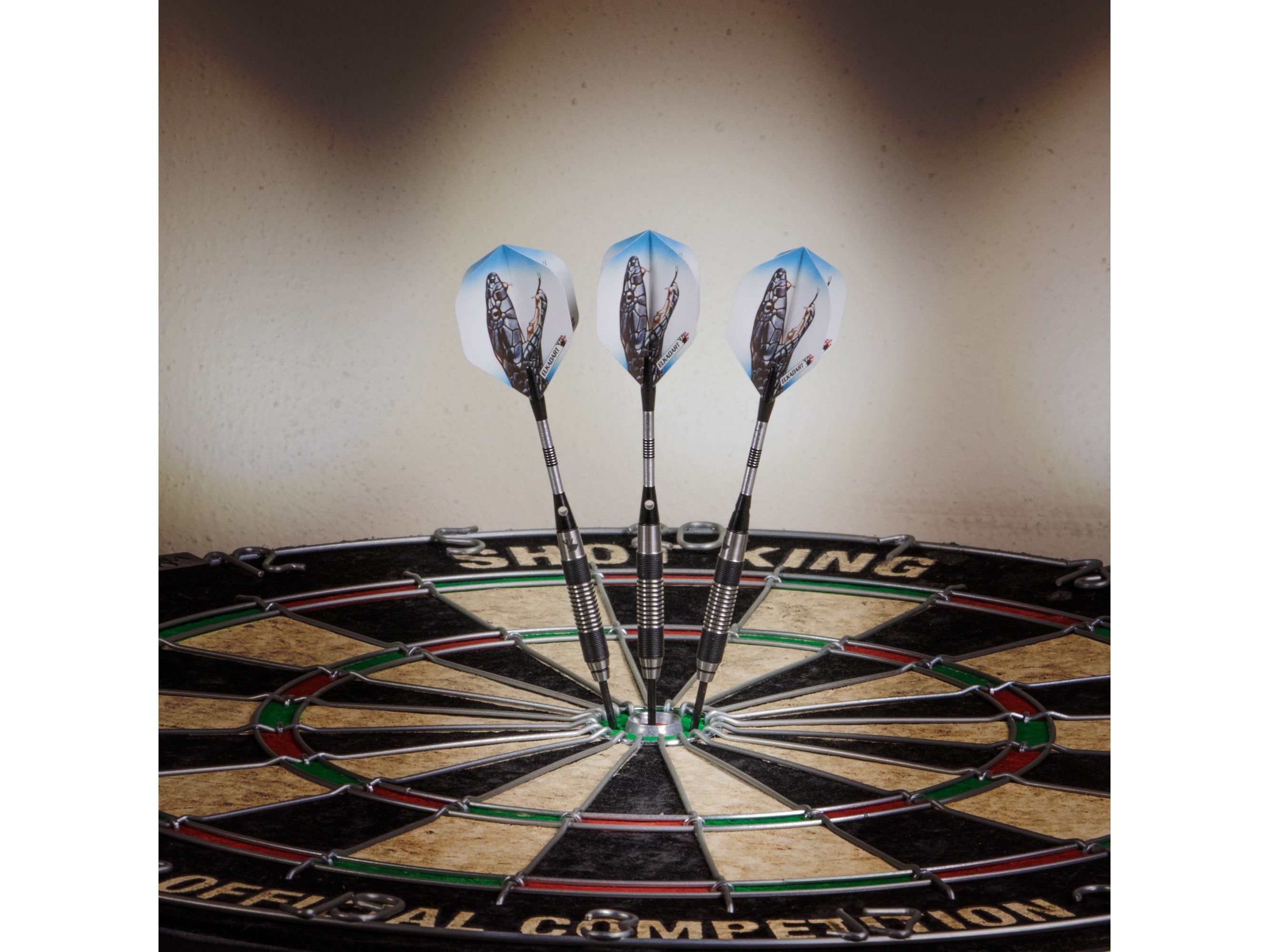 Elkadart Black Mamba 80% Tungsten Steel Tip Darts - HomeFitPlay