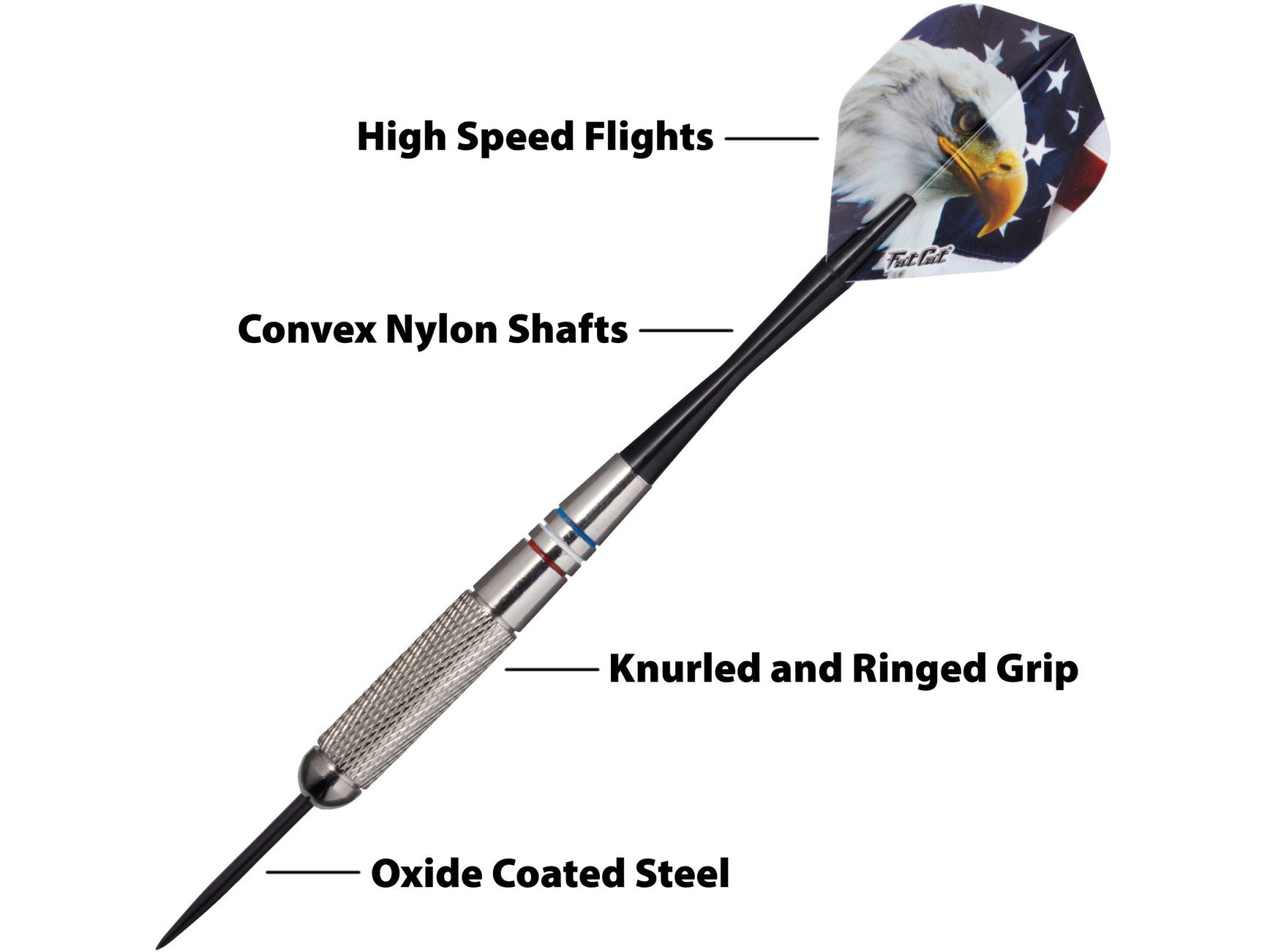 Fat Cat Support Our Troops Dart Set 23 Grams - HomeFitPlay