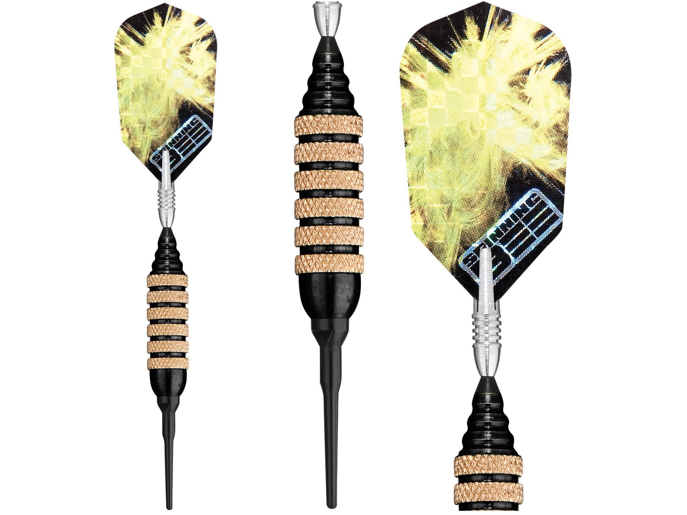 Viper Spinning Bee Black Soft Tip Darts 16 Grams - HomeFitPlay