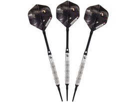 Elkadart Wizard 80% Tungsten Soft Tip Darts Knurled and Ringed Barrel 