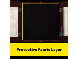 Viper Hudson Dartboard Cabinet Mahogany 