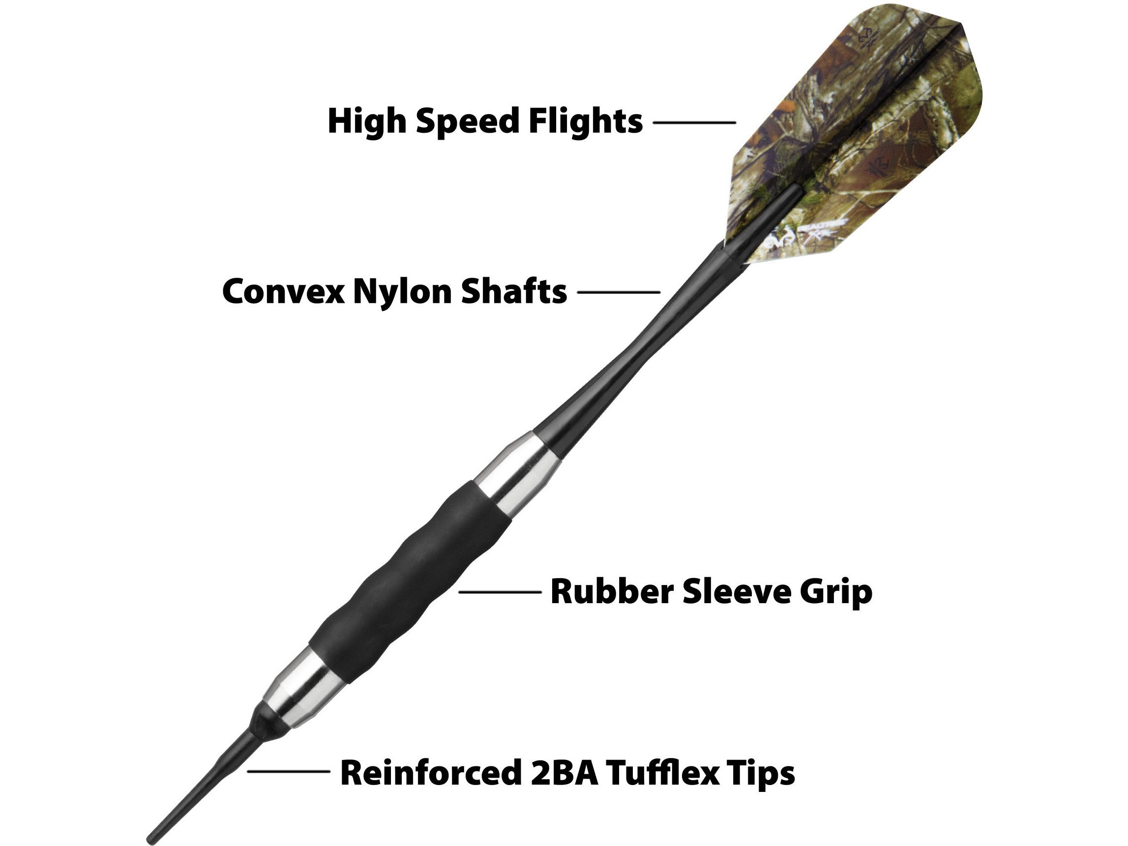 Fat Cat Realtree Xtra Soft Tip Darts 16gm - HomeFitPlay