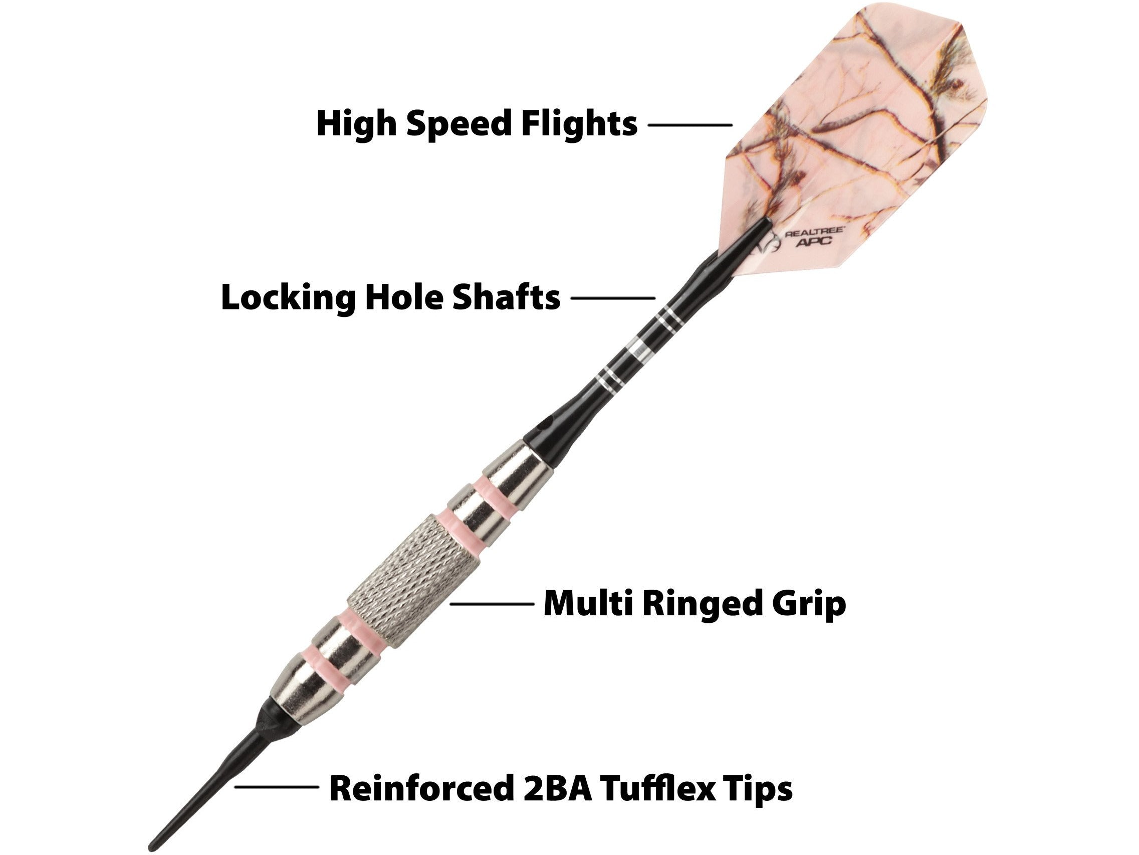 Fat Cat Realtree APC Soft Tip Darts 16gm - HomeFitPlay