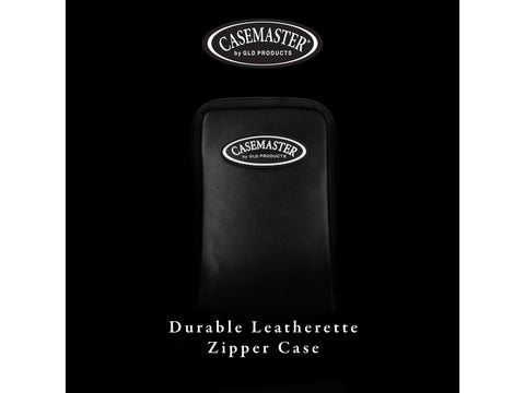 Image of Casemaster Mini Pro Black Leather Dart Case - HomeFitPlay
