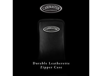Casemaster Mini Pro Black Leather Dart Case - HomeFitPlay