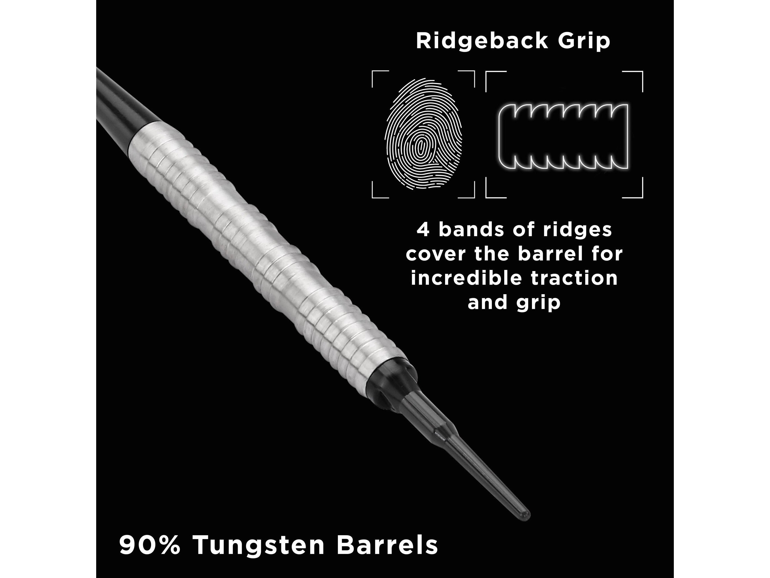 Fat Cat Bulletz 90% Tungsten Soft Tip Darts 18 Grams - HomeFitPlay