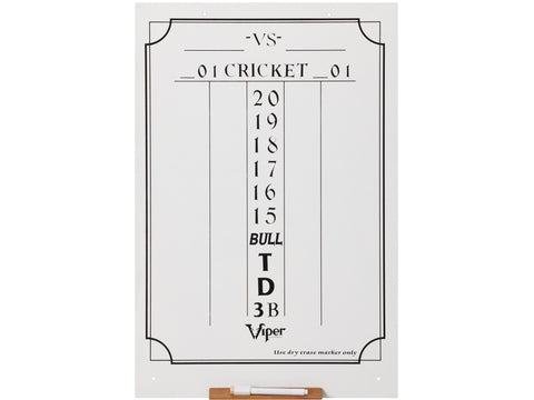 Image of Viper Large Cricket Dry Erase Scoreboard - HomeFitPlay
